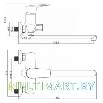 Смеситель Maxonor MN2273-8 картинка 5